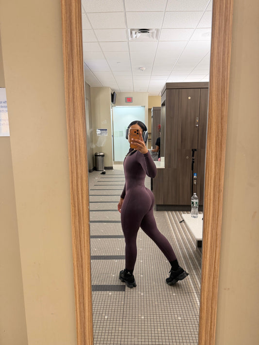 Dark Purple Jumpsuit