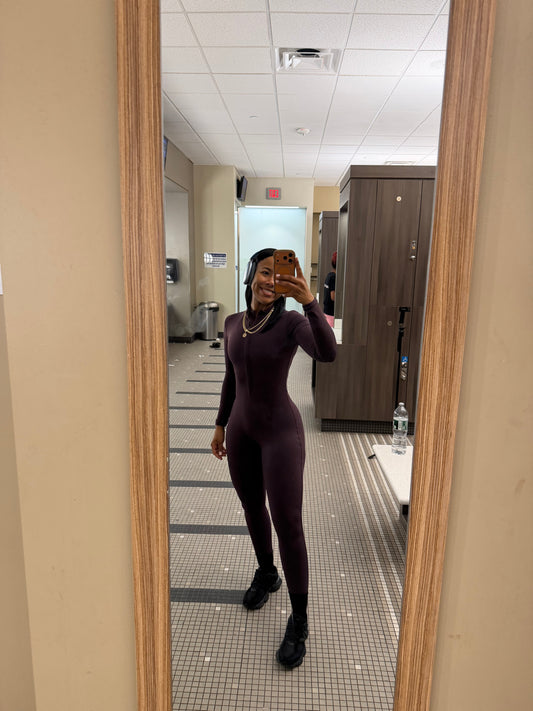 Dark Purple Jumpsuit